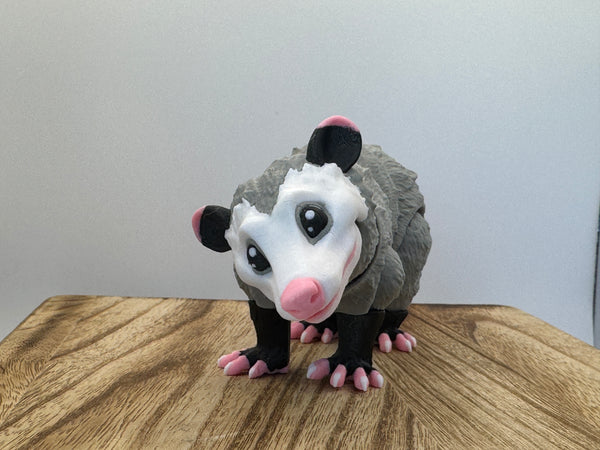 Possum animal collectible shown from an alternate angle