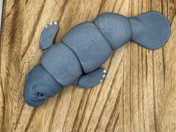 Manatee collectible shown from an alternate angle