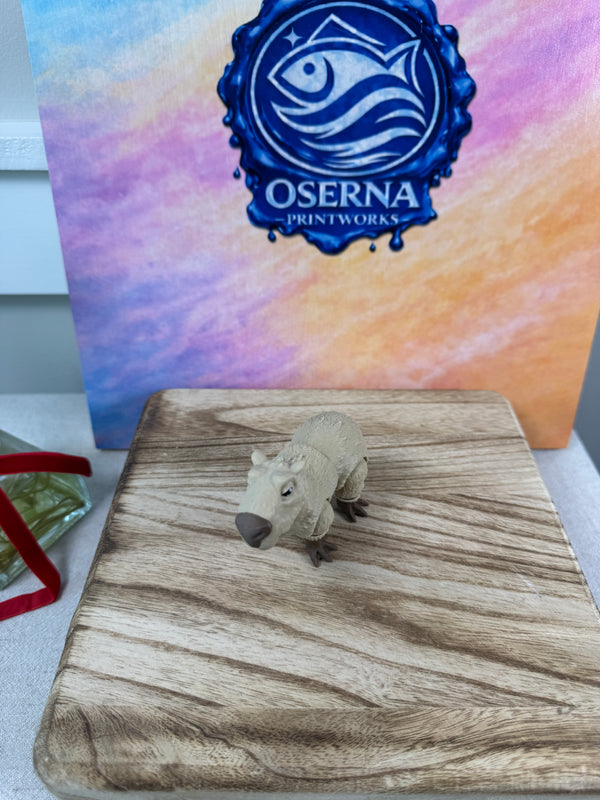 Alternate view of the 3D printed Capybara
