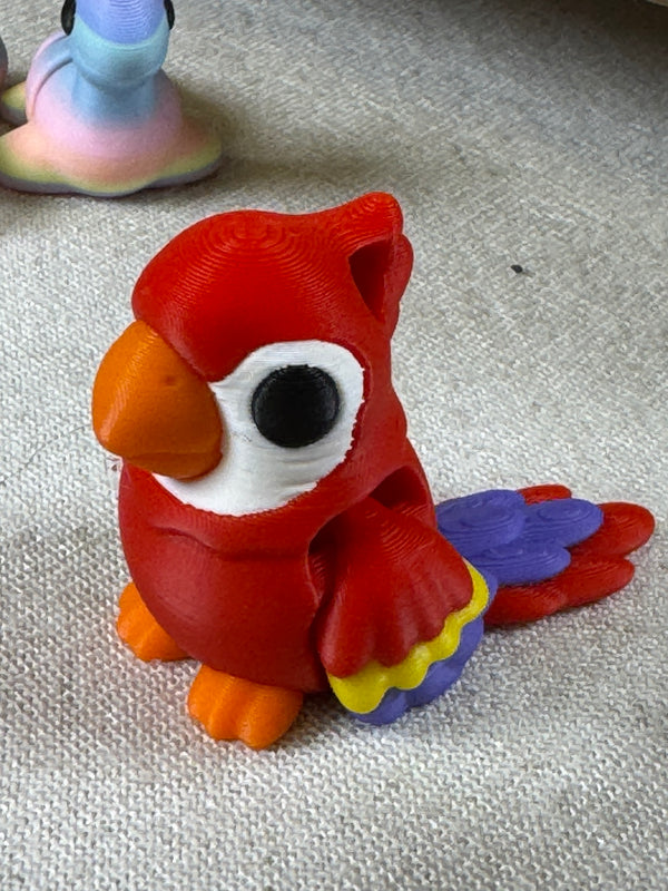 Mini Flexi Scarlet Macaw