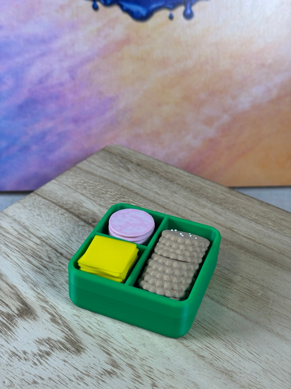 Crackers, Ham & Cheese Snack Box Multi-Clicker