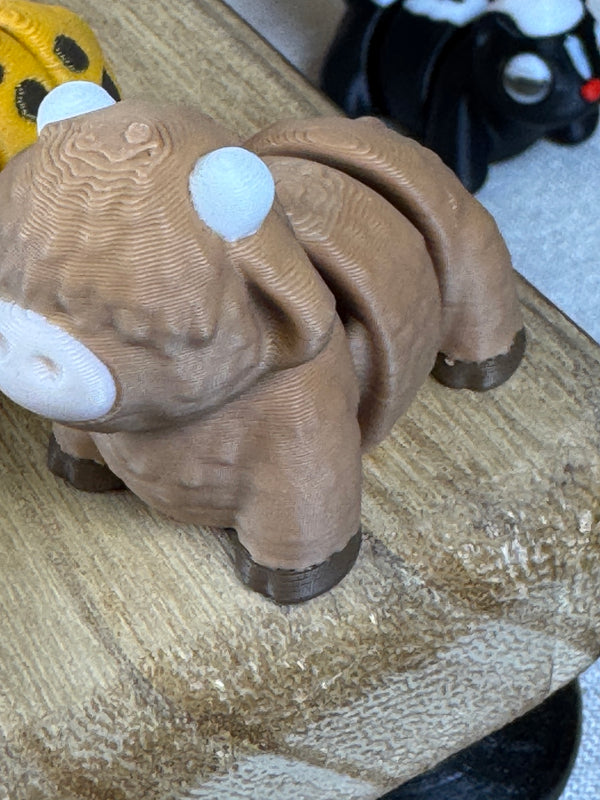 Mini Flexi Highland Cow