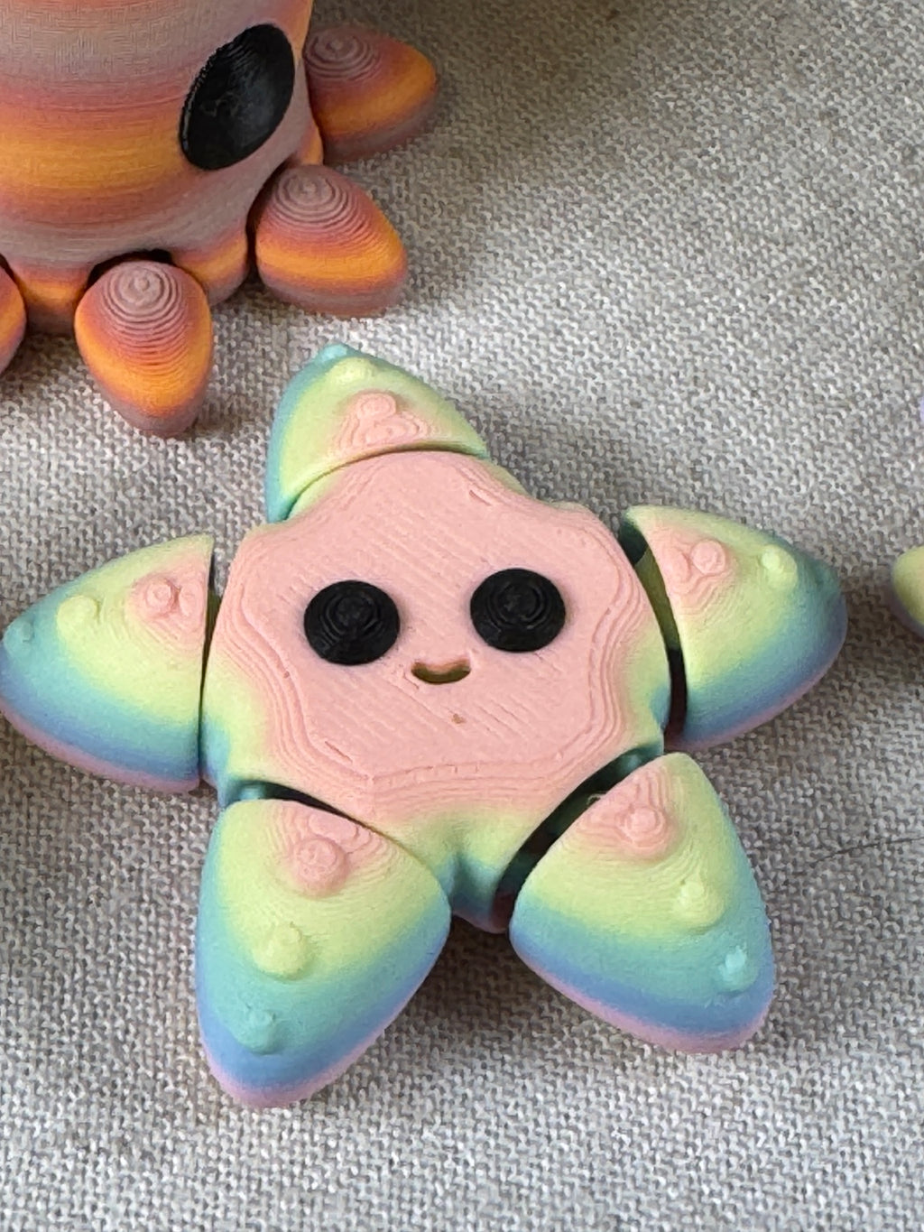 Mini Flexi Rainbow Starfish